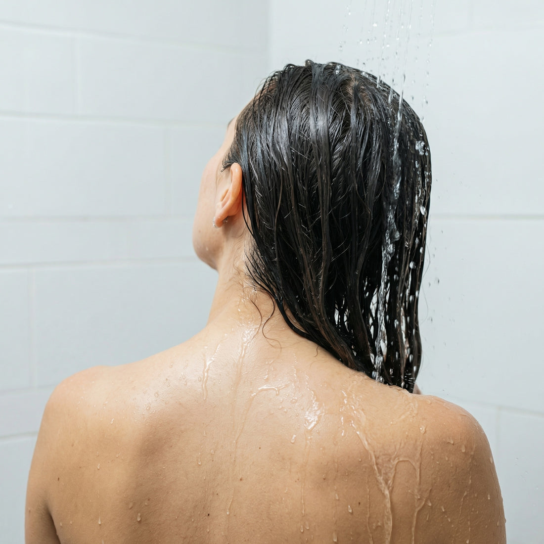 Humedecer el cabello